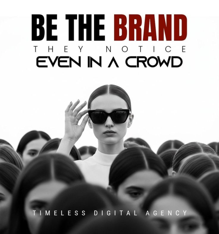 Monochrome brand awareness advertising campaign